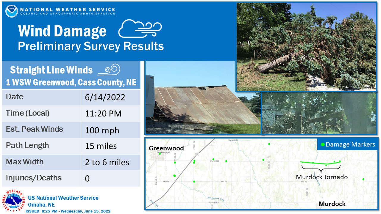 Storm Summary for Severe Weather Event 6 14 22 to 6 15 22